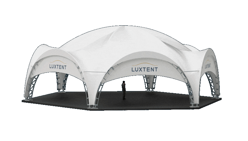 Arched tent Hexagonal